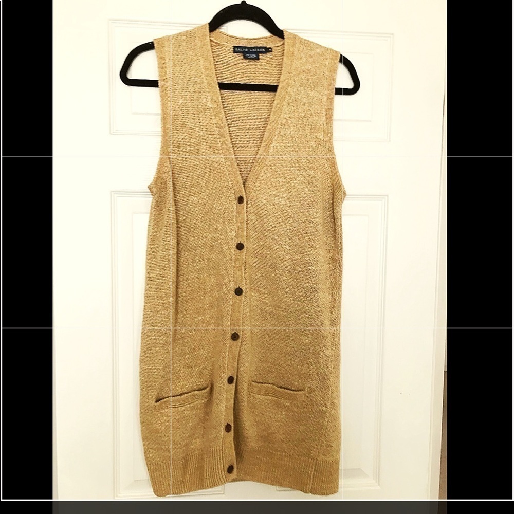 Rl Long Sweater Vest